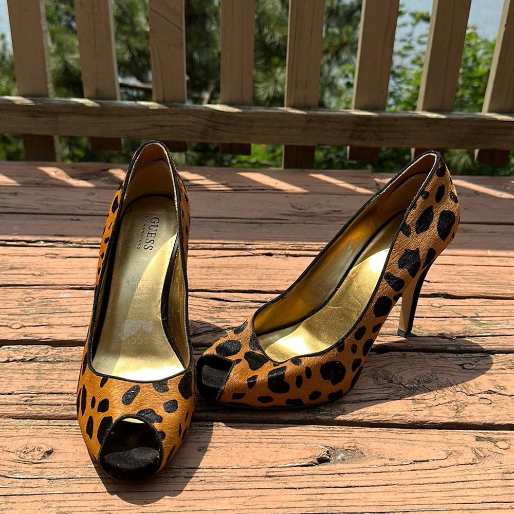 Guess by Marciano peep toe heels
